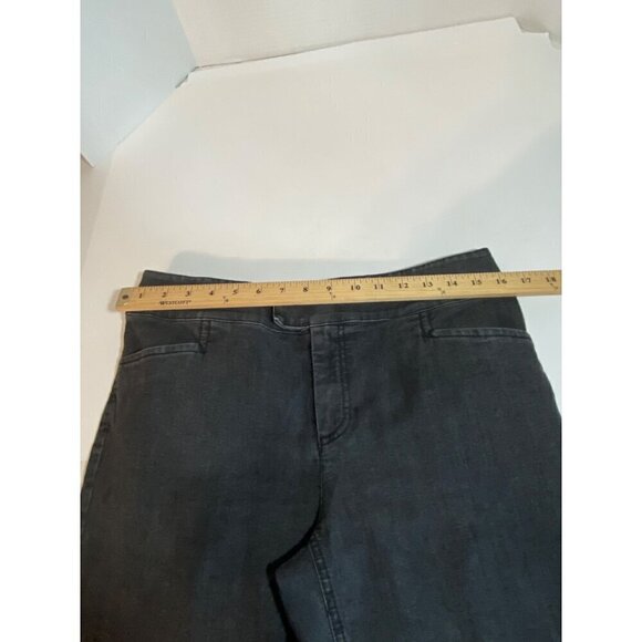 Chico’s Bootcut Denim Jeans Gray Slant Front Pockets Women’s Size 1 Regular - Picture 8 of 11